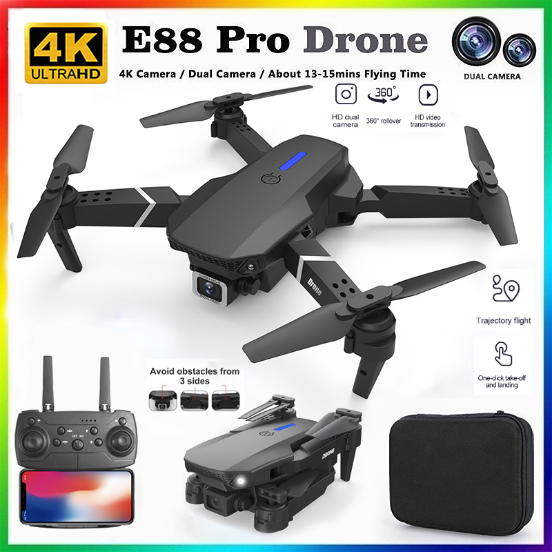 Drone Ae Rc - 2026 NOVO E88 Drone RC Profissional