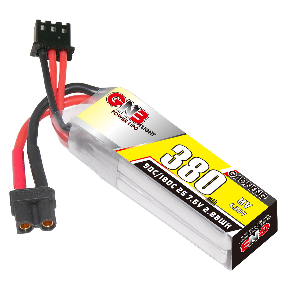 Bateria Lipo GNB 2S 7.6V 380mA - Drone Rc Leading avaliação e preço
