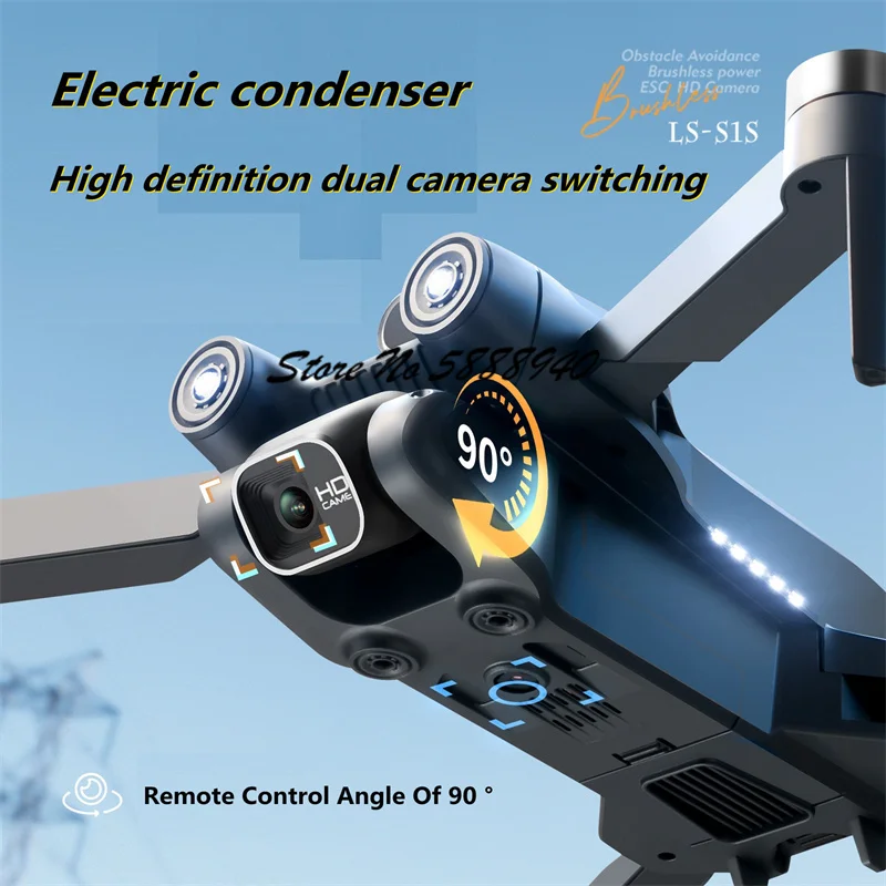 Drone de controle remoto dobrá - Drone S1S Rc Quadcopter avaliação e preço